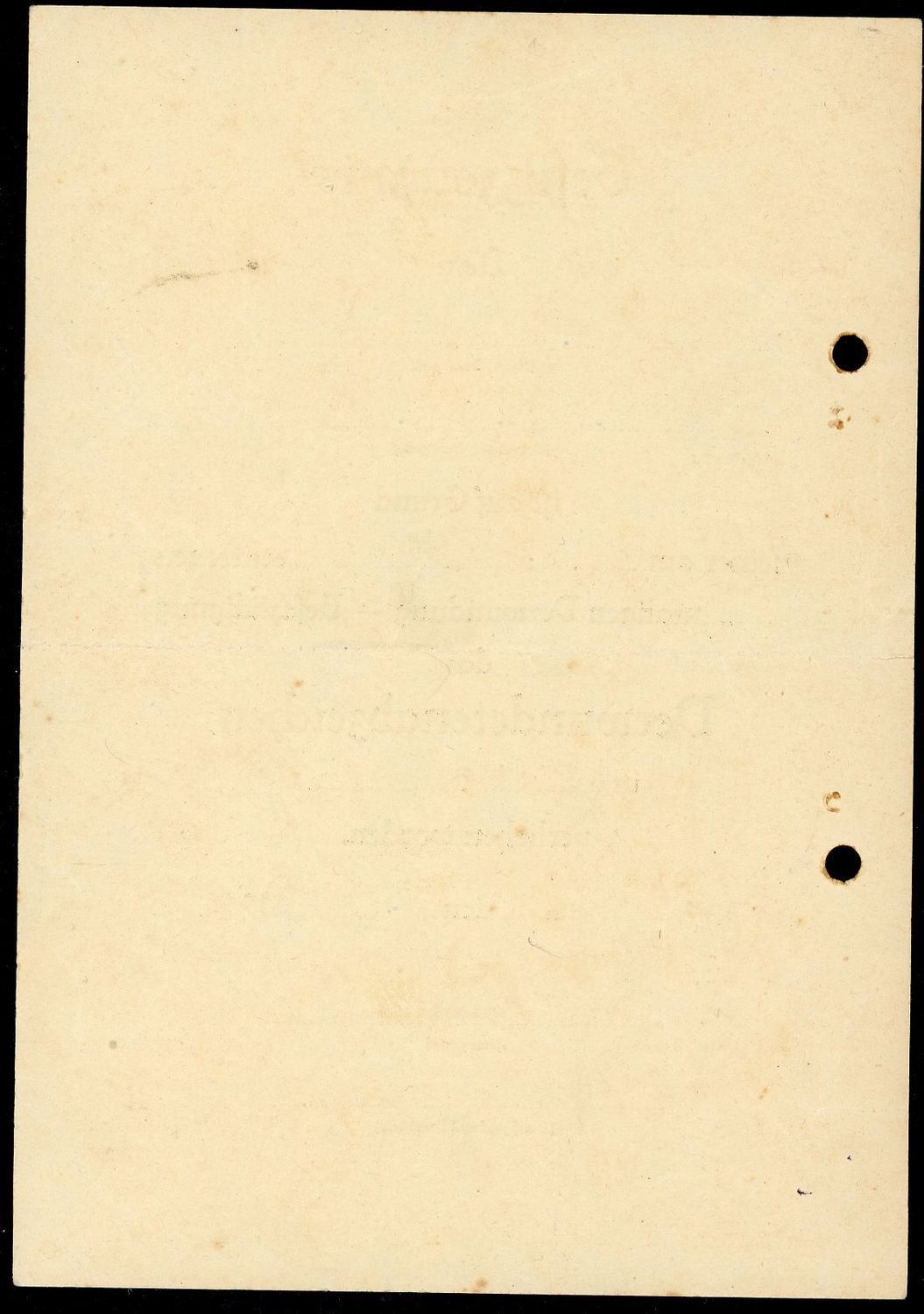 Z FACEBOOK AUCTION - GERMAN WW2 BLACK WOUND BADGE AWARD DOCUMENT, STARTING BID $25 *