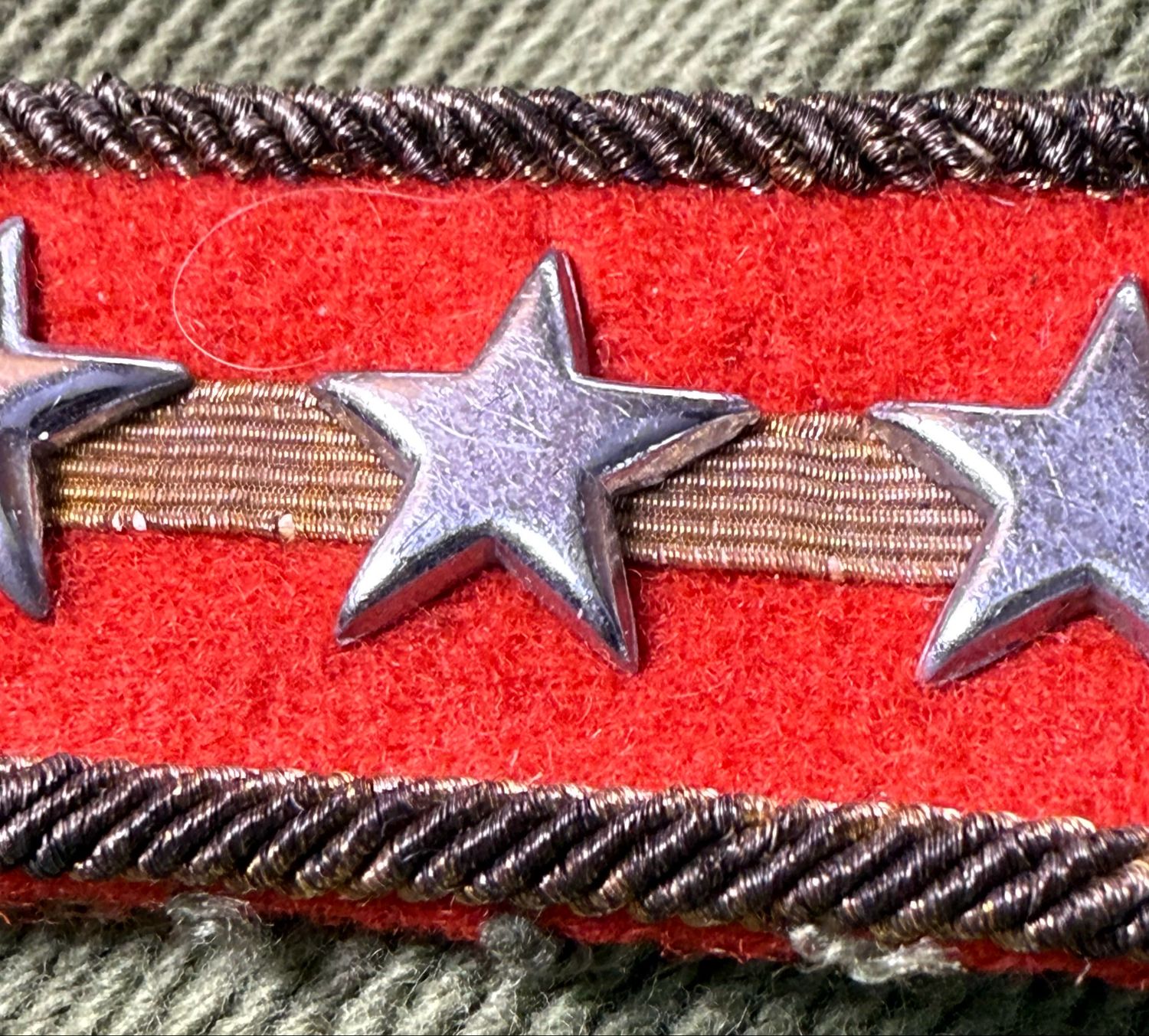 Japanese WW2 Army Captain Collar Tabs Set *