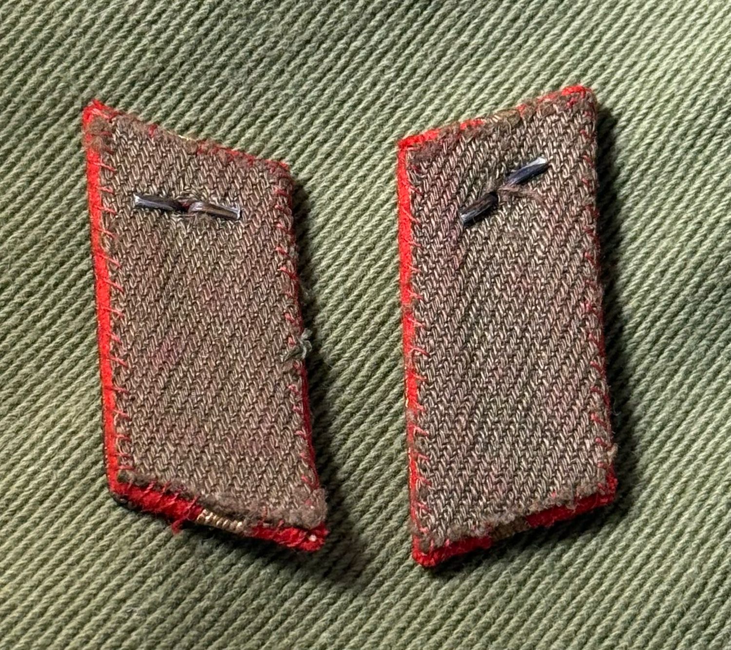 Japanese WW2 Army Captain Collar Tabs Set *