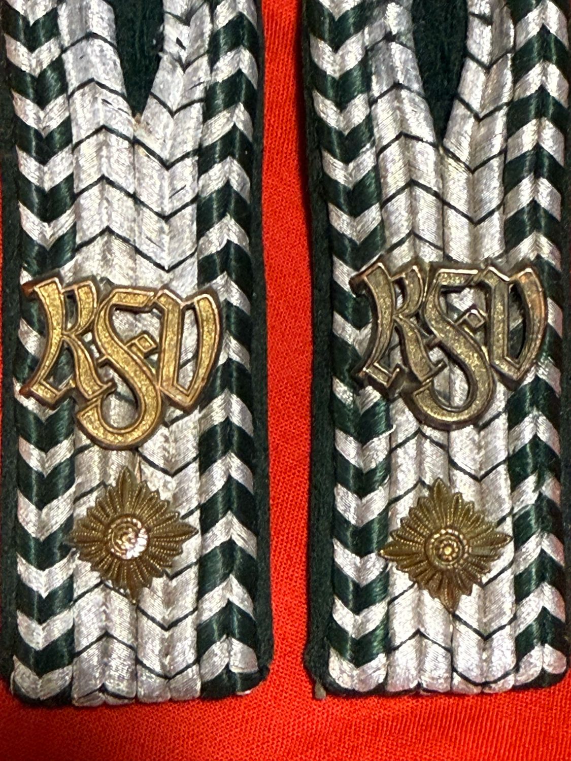 Z FACEBOOK AUCTION - Pair of German ZOLL Customs Shoulder Boards, Starting Bid $15 *
