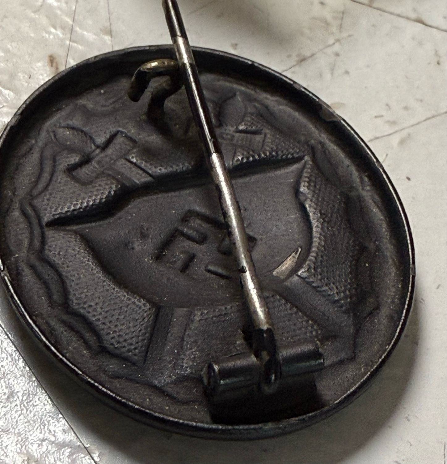 Z FACEBOOK AUCTION - German WW2 Black Wound Badge, Starting Bid $35 *