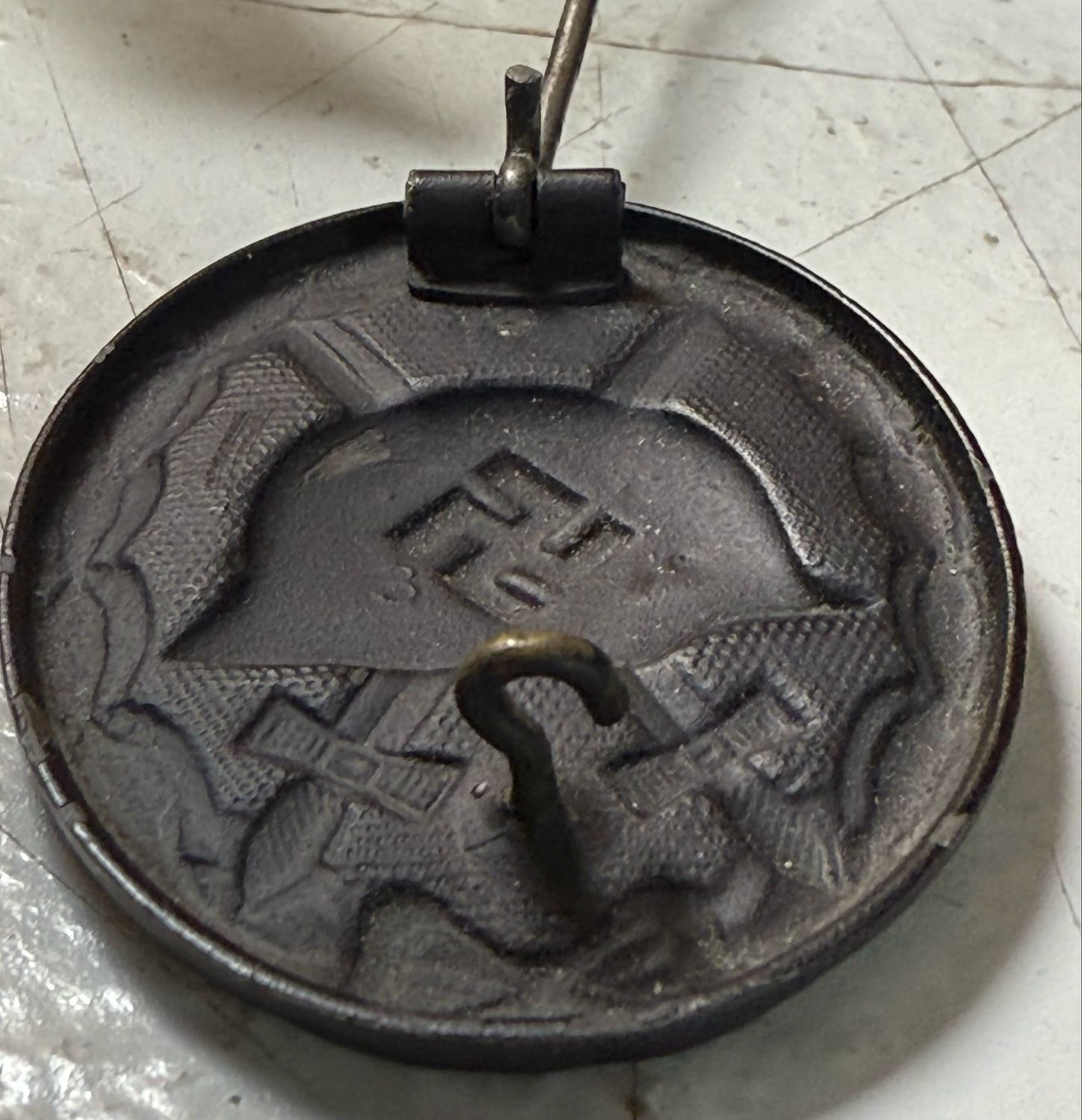 Z FACEBOOK AUCTION - German WW2 Black Wound Badge, Starting Bid $35 *