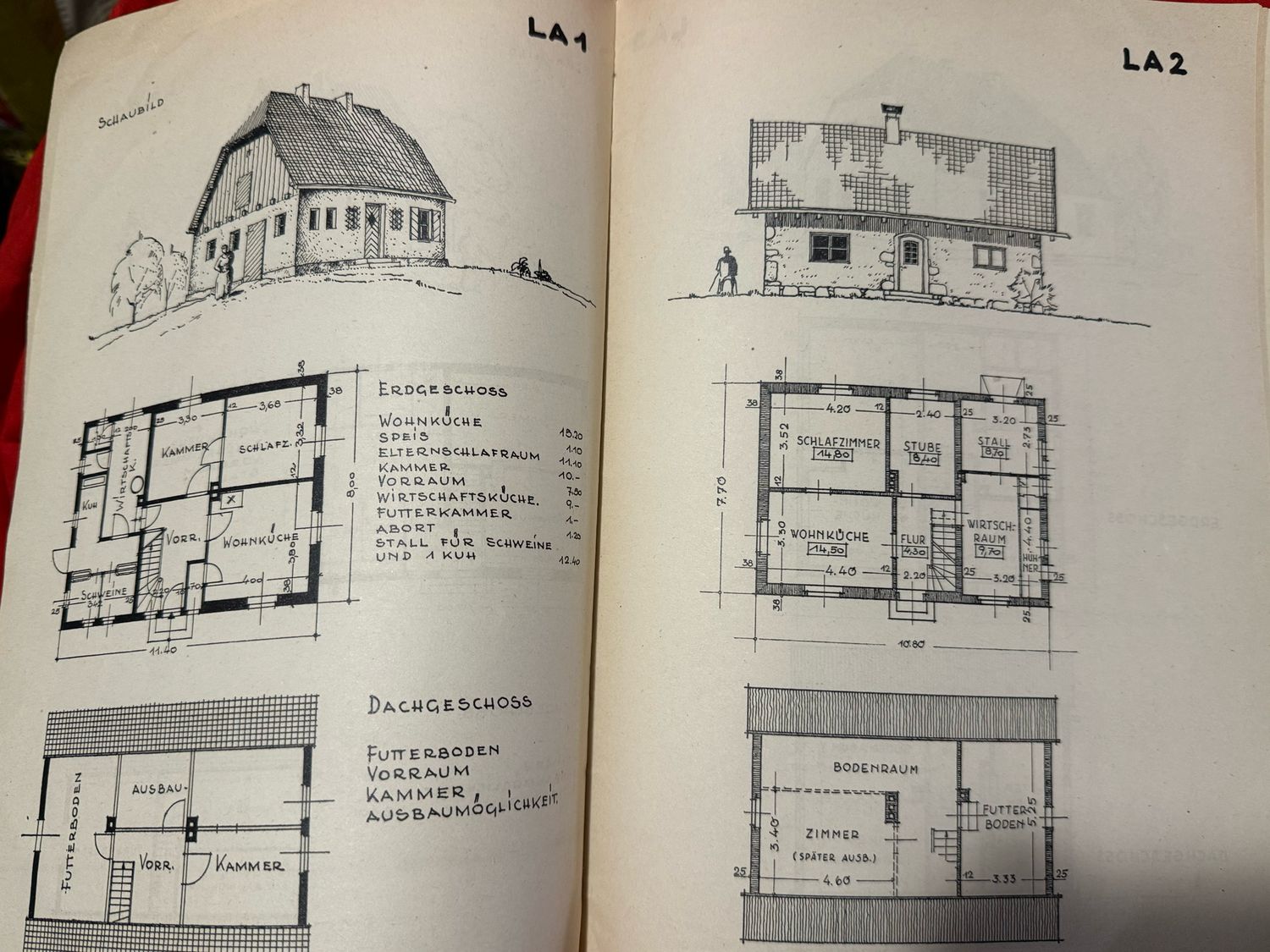 Z FACEBOOK AUCTION - Third Reich Brochure For Farmers Affordable Housing, Letter Inside From SS Oberfuhrer, Home Schematics, Pricing etc, STARTING BID $5