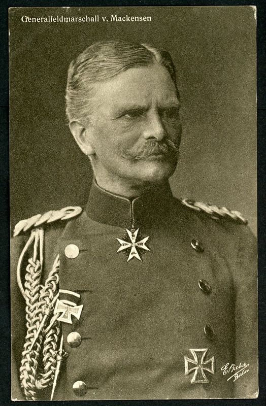 German WW1 Postcard - Portrait of General Feldmarschall August von Mackensen