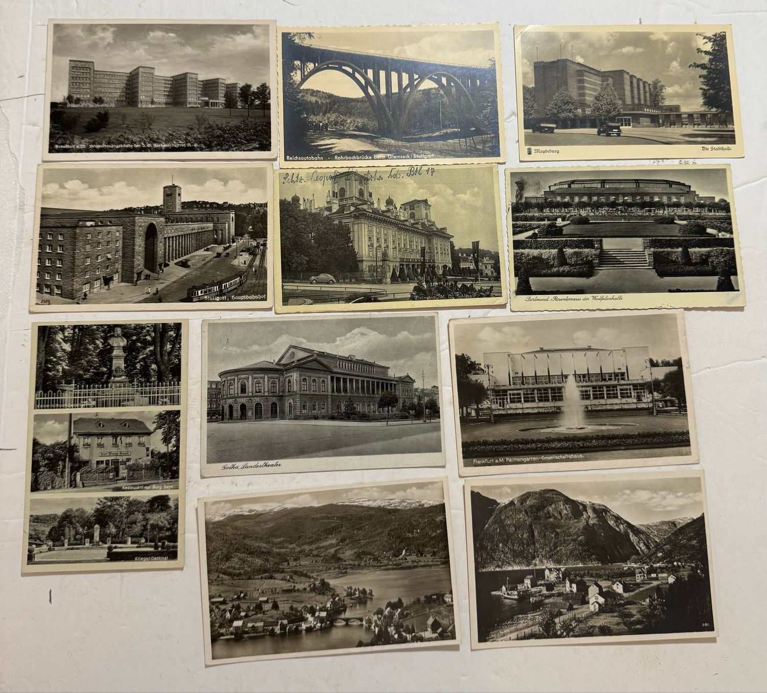 Z FACEBOOK AUCTION - Lot of 42 German WW2 Third Reich Postcards Adolf H!tler Stamps, Swaz Postmarks,  DJH Jugend , STARTING BID $10
