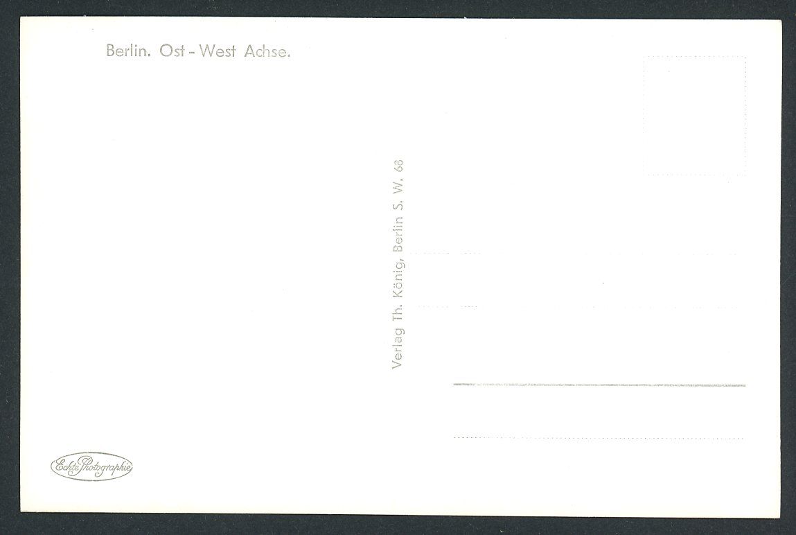 German Drittes Reich Postcard - Berlin East / West Axis - Massive Swallow Tail Swaz Flags &amp; Lower Austria Flags