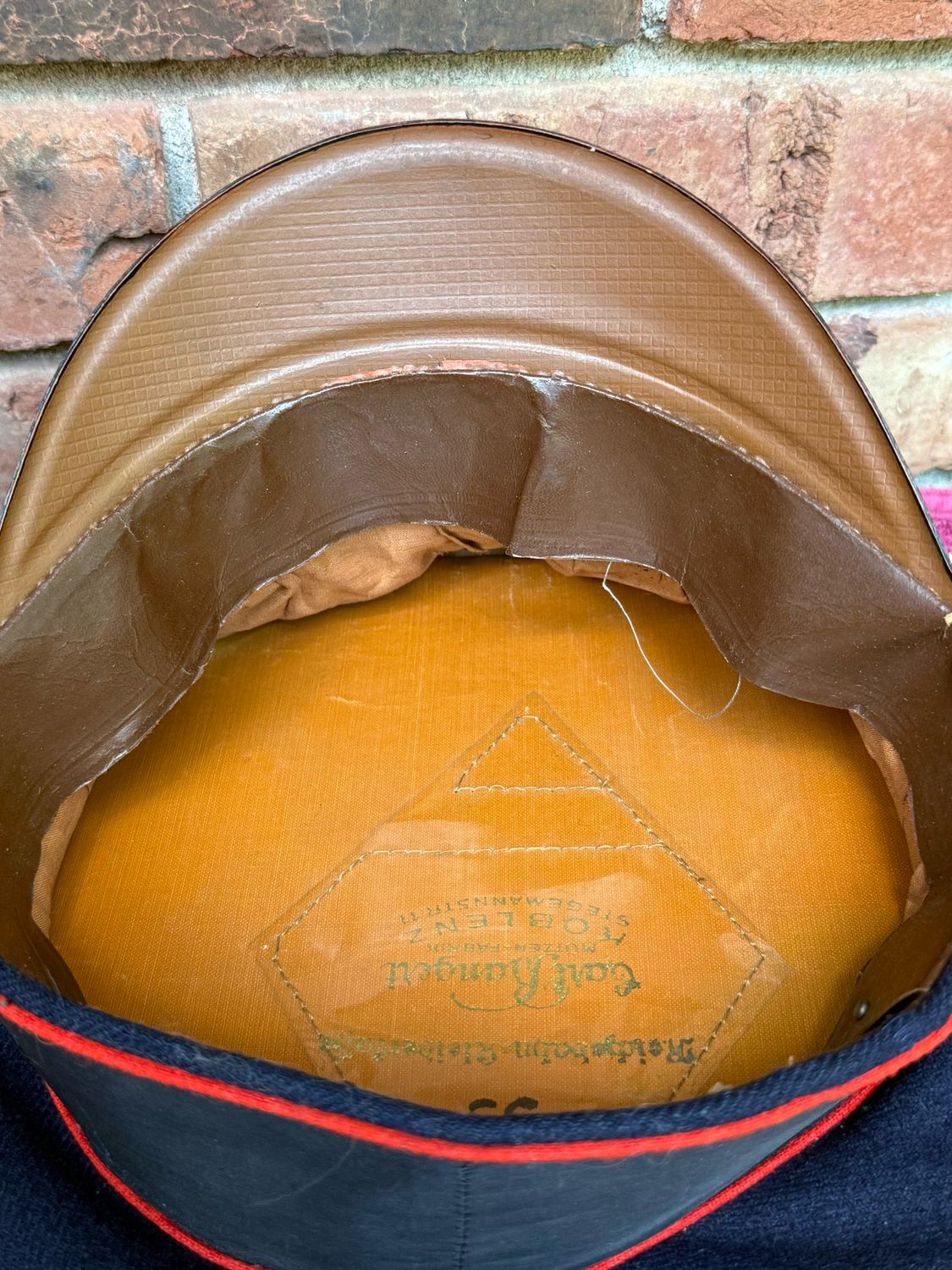 Z Deutsche Reichsbahn Visor Cap by Carl Bangert German WW2 Third Reich * (SOLD ON EBAY)