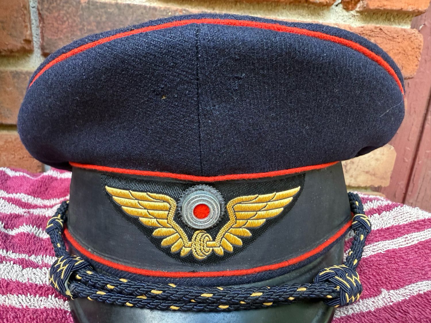 Z Deutsche Reichsbahn Visor Cap by Carl Bangert German WW2 Third Reich * (SOLD ON EBAY)