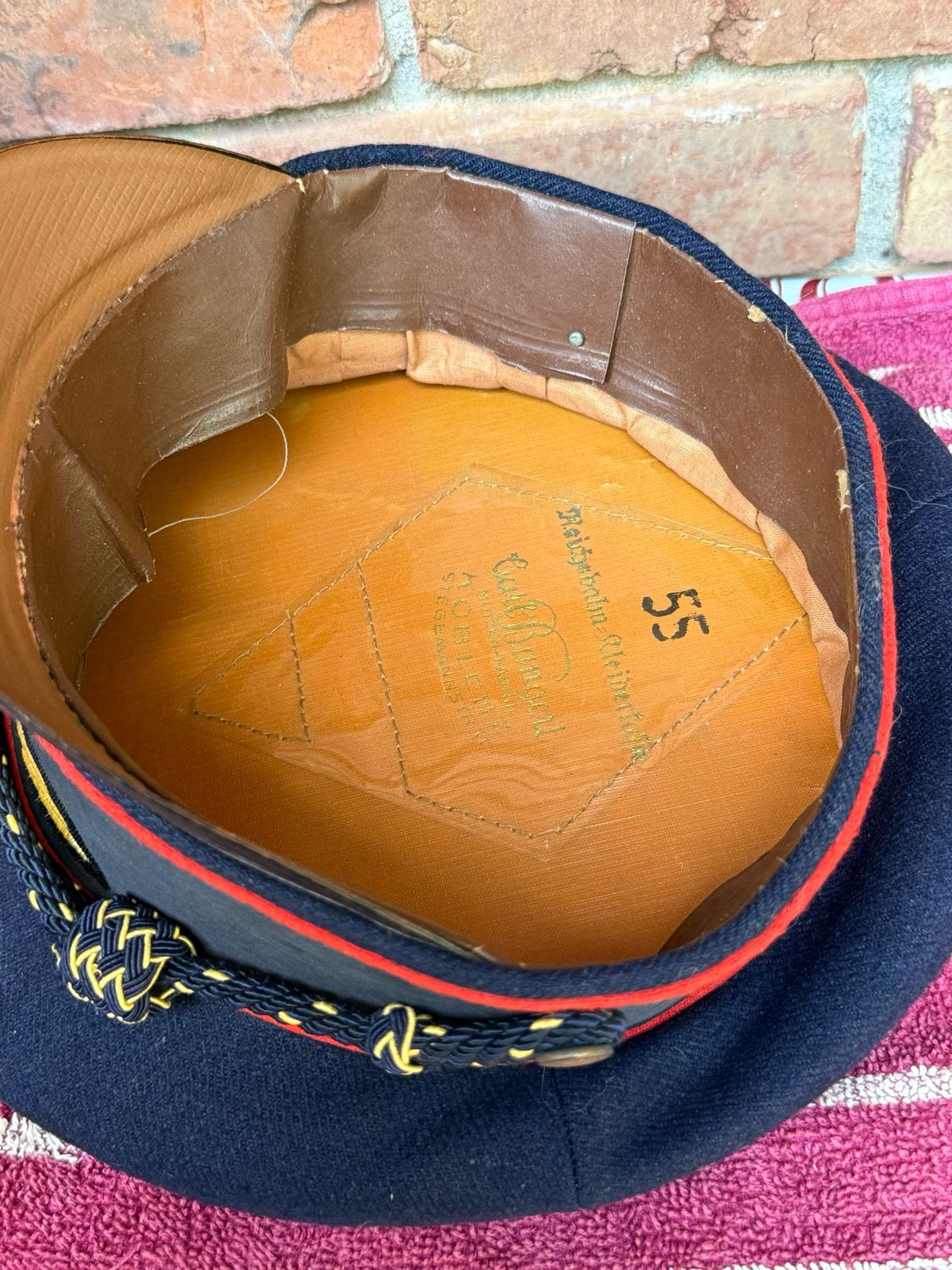 Z Deutsche Reichsbahn Visor Cap by Carl Bangert German WW2 Third Reich * (SOLD ON EBAY)