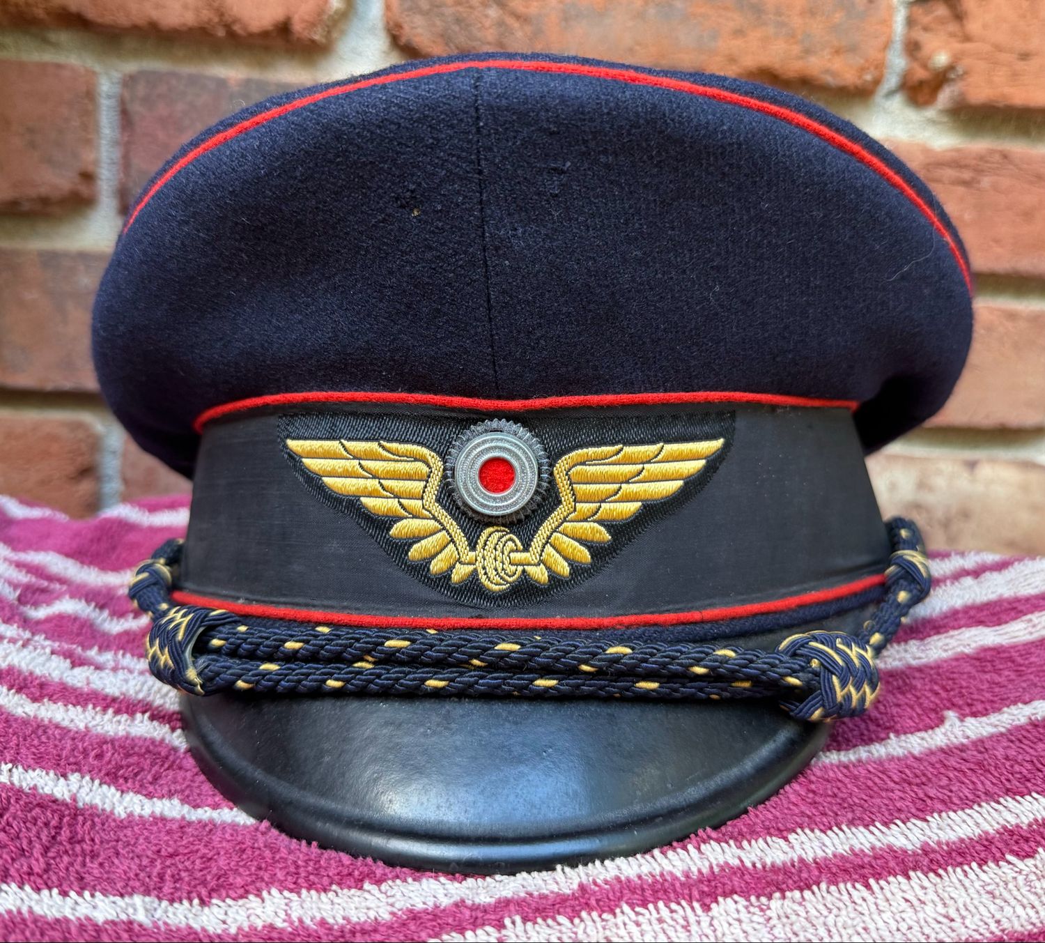 Z Deutsche Reichsbahn Visor Cap by Carl Bangert German WW2 Third Reich * (SOLD ON EBAY)