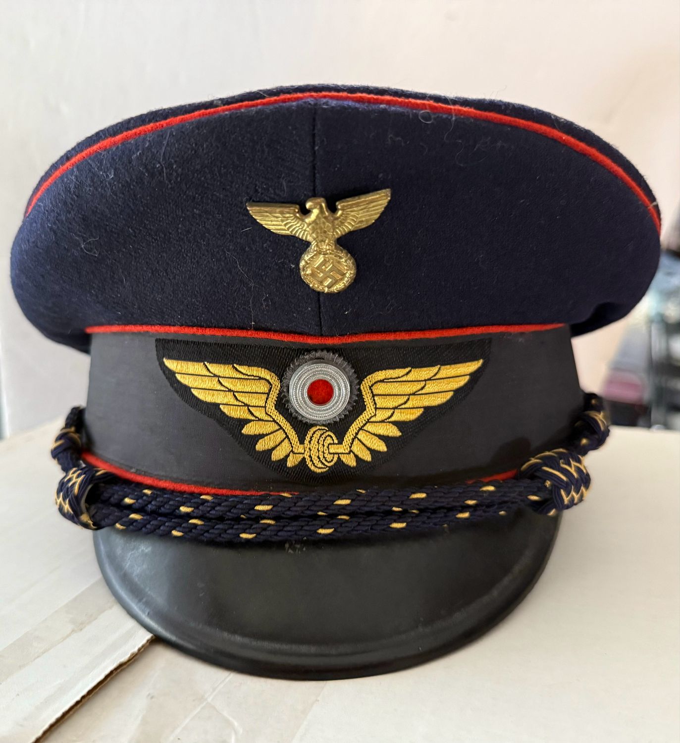 Z Deutsche Reichsbahn Visor Cap by Carl Bangert German WW2 Third Reich * (SOLD ON EBAY)
