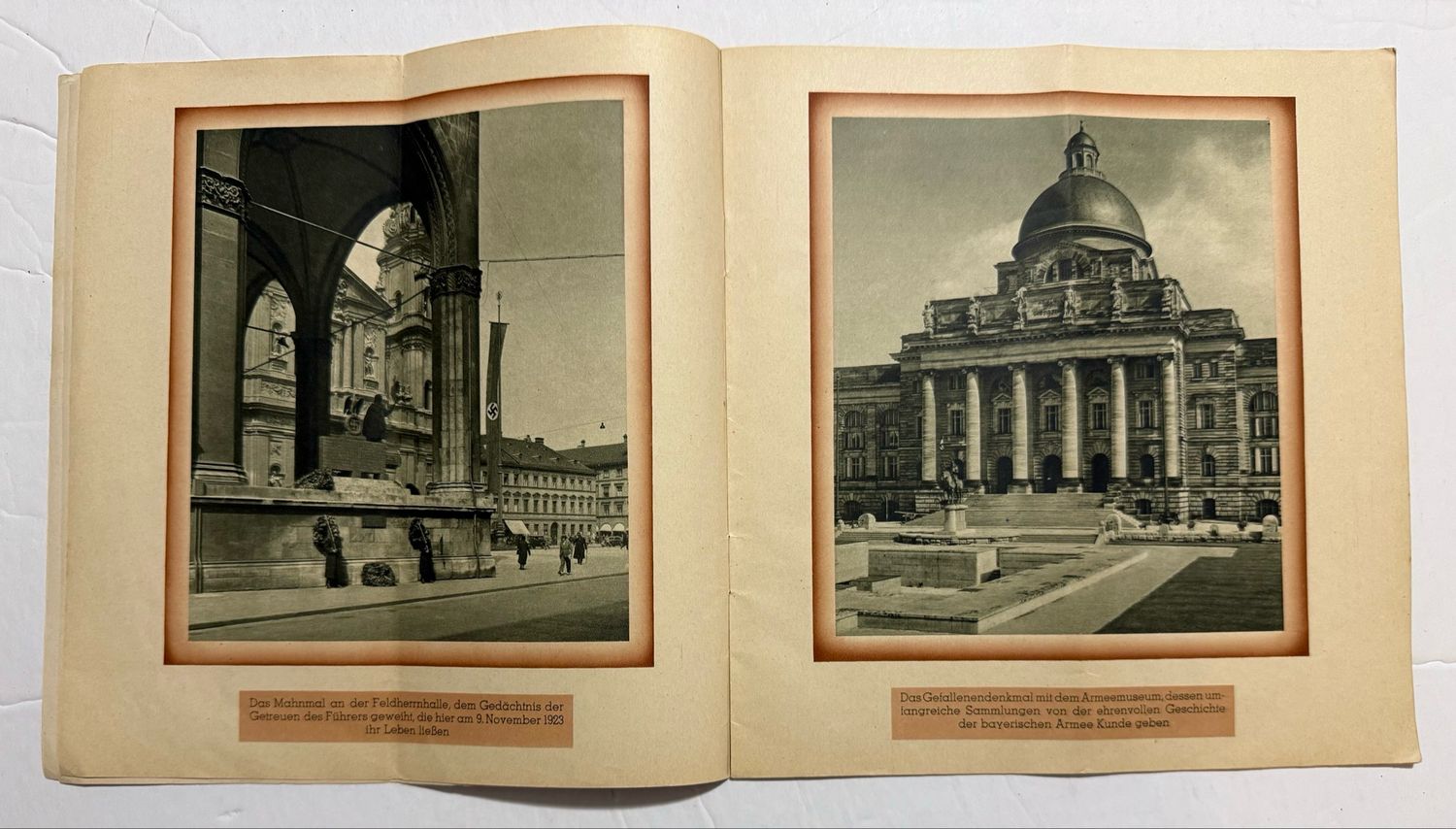Z FACEBOOK AUCTION- 1938/39 Munich Germany Tourist Brochure Featuring All The Famous Third Reich Locations, der Hauptstadt der Bewegung - STARTING BID $5