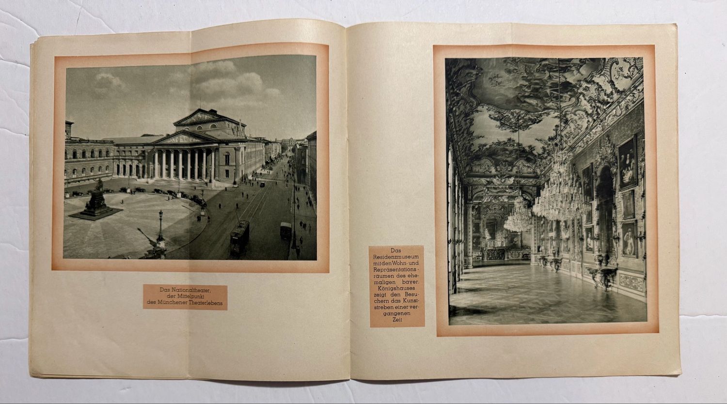 Z FACEBOOK AUCTION- 1938/39 Munich Germany Tourist Brochure Featuring All The Famous Third Reich Locations, der Hauptstadt der Bewegung - STARTING BID $5