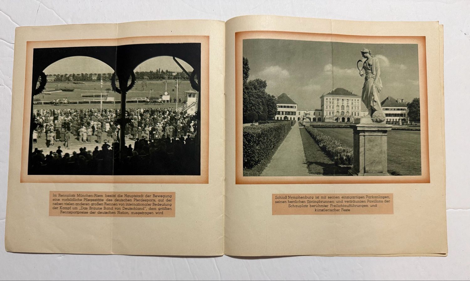 Z FACEBOOK AUCTION- 1938/39 Munich Germany Tourist Brochure Featuring All The Famous Third Reich Locations, der Hauptstadt der Bewegung - STARTING BID $5