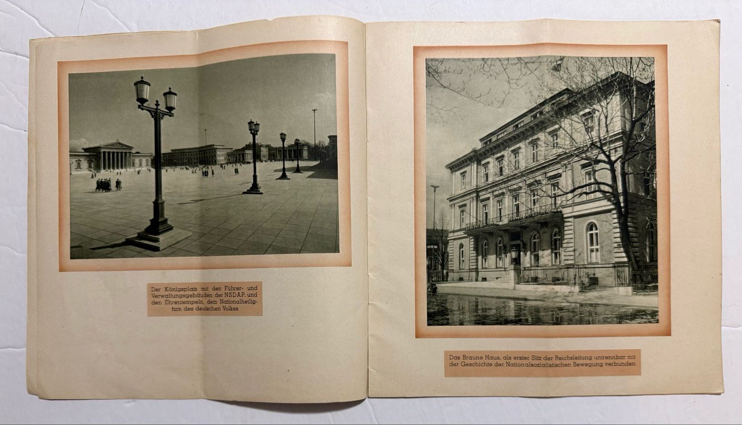 Z FACEBOOK AUCTION- 1938/39 Munich Germany Tourist Brochure Featuring All The Famous Third Reich Locations, der Hauptstadt der Bewegung - STARTING BID $5