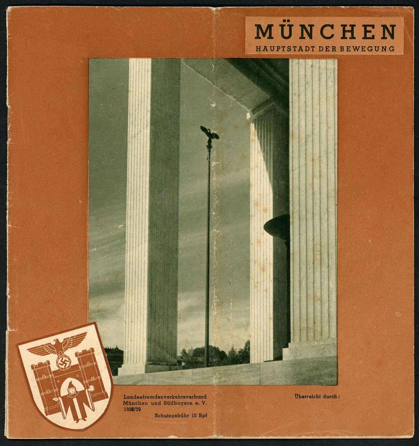 Z FACEBOOK AUCTION- 1938/39 Munich Germany Tourist Brochure Featuring All The Famous Third Reich Locations, der Hauptstadt der Bewegung - STARTING BID $5