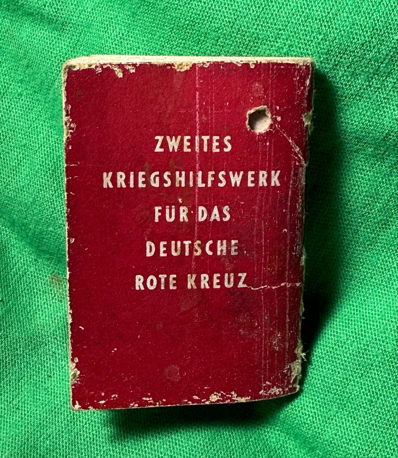 Z FACEBOOK AUCTION- German DRK Mini Booklet Des Fuhrers Kampf Zur See - Adolf&#39;s War At Sea 1939 and 1940 - STARTING BID $5