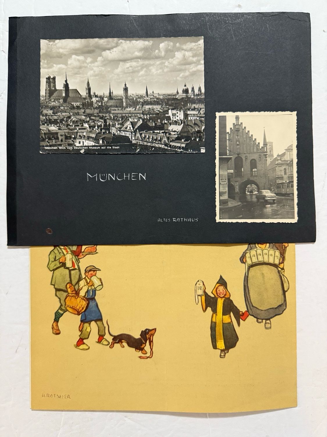 Z FACEBOOK AUCTION - Original Hofbrauhaus am Platzl Beer Hall Restaurant Menu, Site of Adolf&#39;s 1920 Speech Bringing Partei To Life