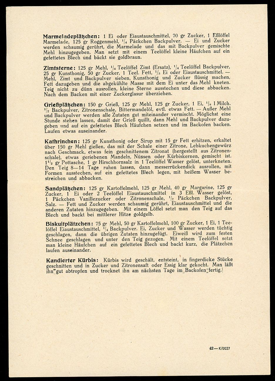 Z FACEBOOK AUCTION - Deutsches Frauenwerk Cake Recipes For Hausfrau, Unique Third Reich Item w/ DFW Logo &amp; Swaz