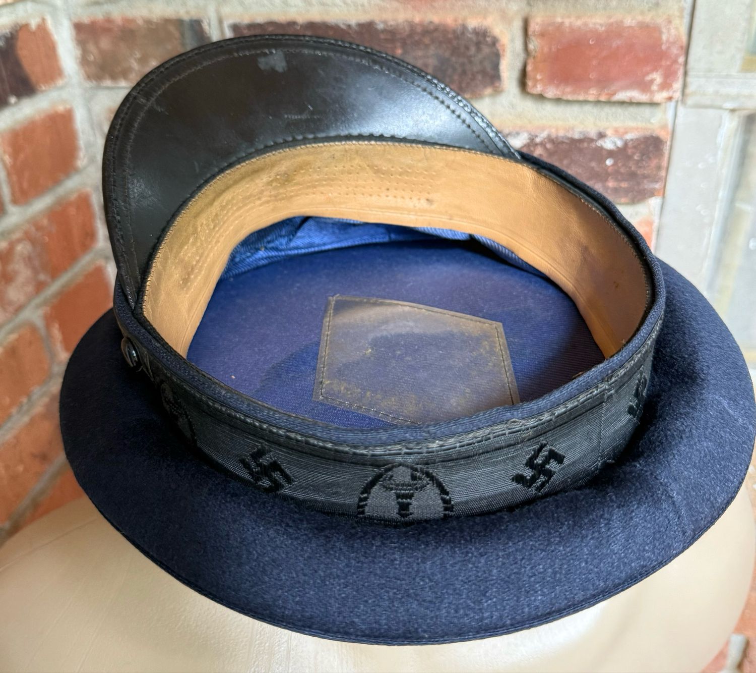 FACEBOOK AUCTION - German NS-RKB National Socialist Veteran&#39;s Association Visor Cap *