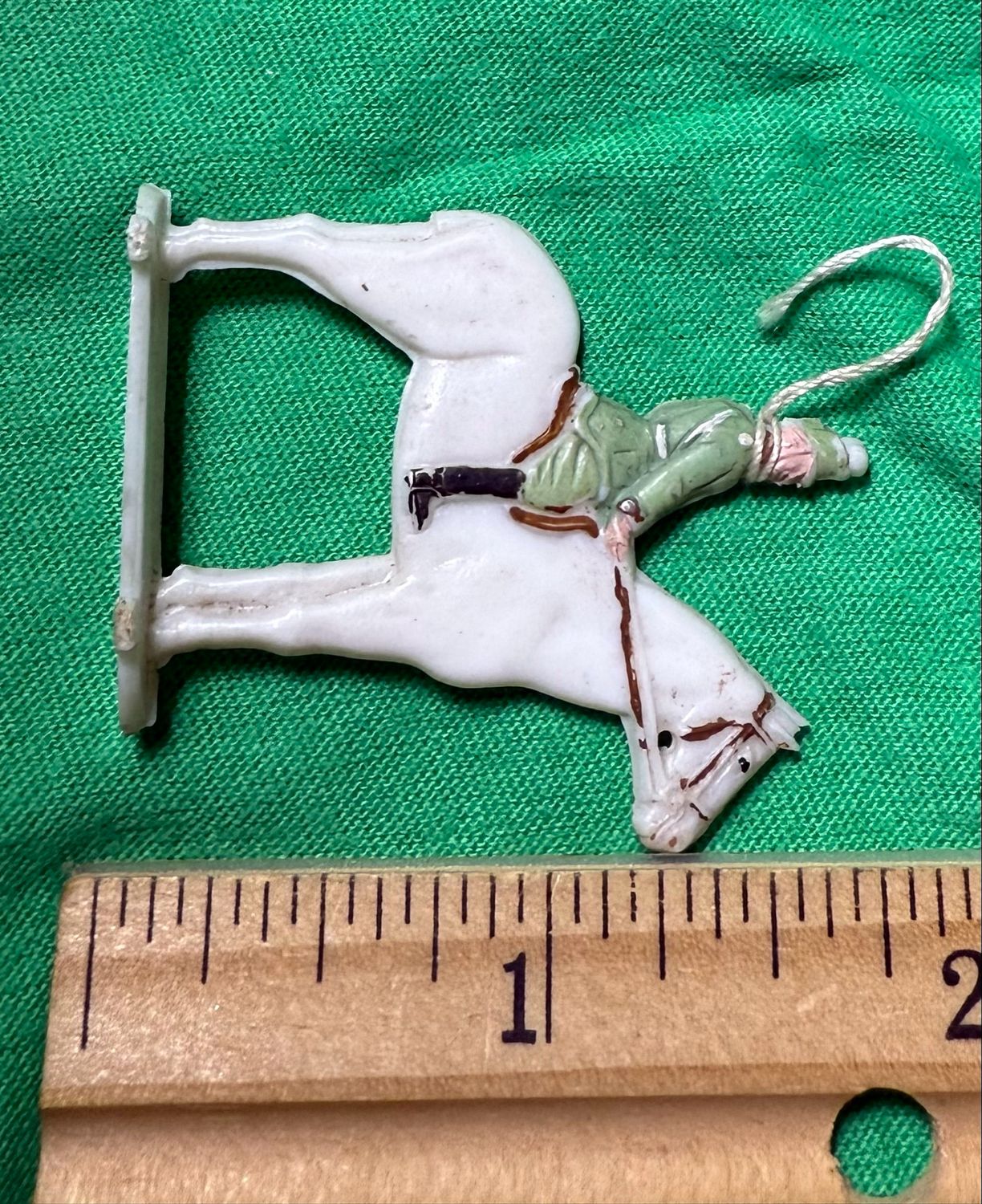 FACEBOOK AUCTION - German WHW Toy Polizei Police Man On Horseback Winter Relief Third Reich