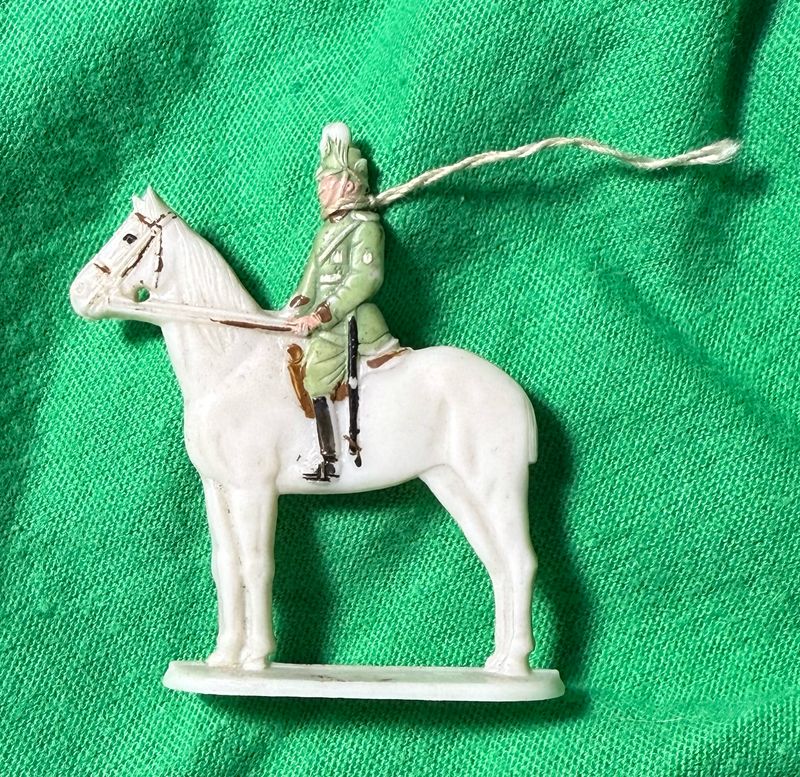 FACEBOOK AUCTION - German WHW Toy Polizei Police Man On Horseback Winter Relief Third Reich