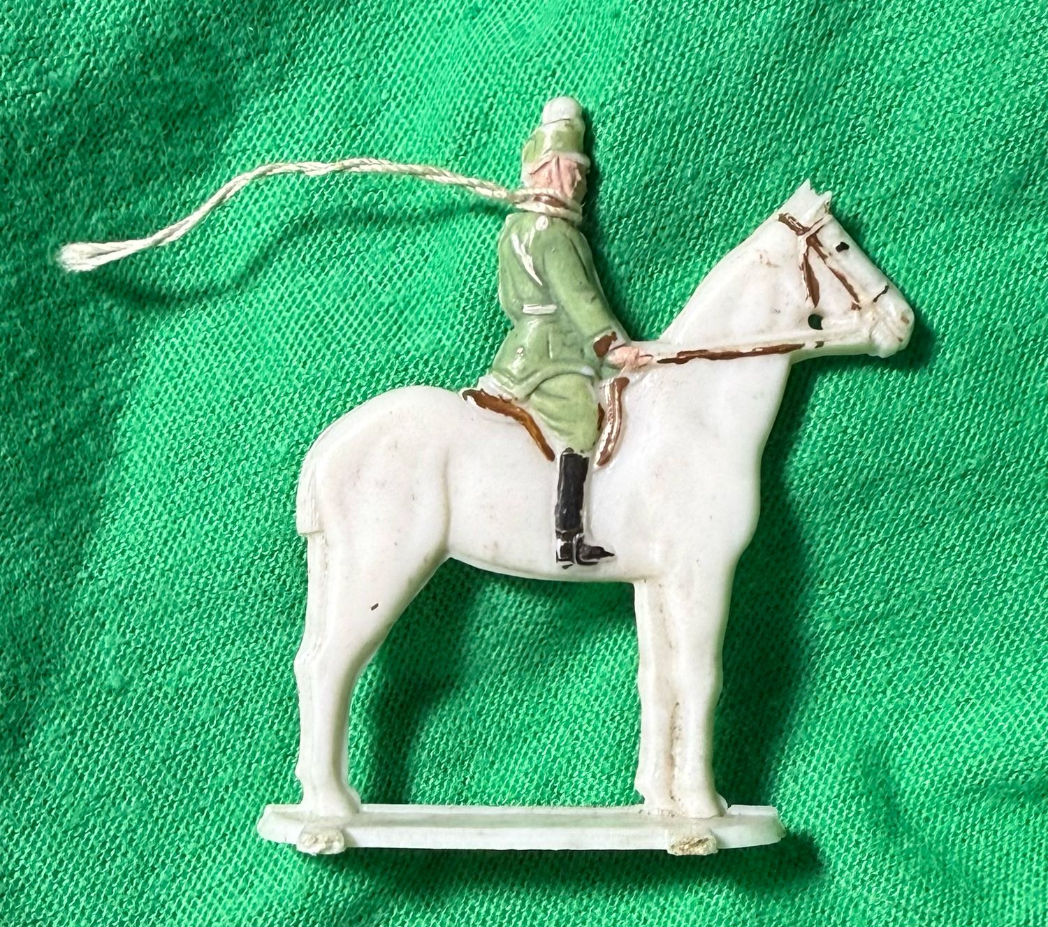 FACEBOOK AUCTION - German WHW Toy Polizei Police Man On Horseback Winter Relief Third Reich