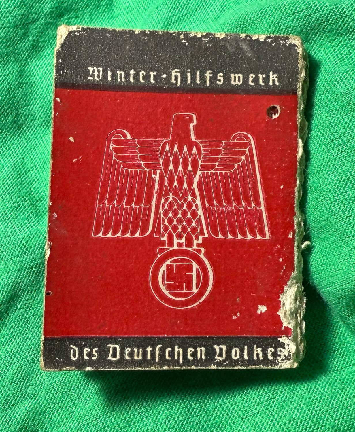 Z FACEBOOK AUCTION- German WHW Mini Photo Booklet Der Fuhrer und die Wehrmacht -  Adolf and the Military