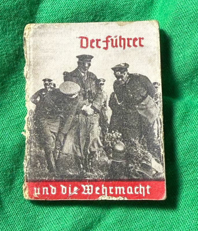 FACEBOOK AUCTION- German WHW Mini Photo Booklet Der Fuhrer und die Wehrmacht -  Adolf and the Military