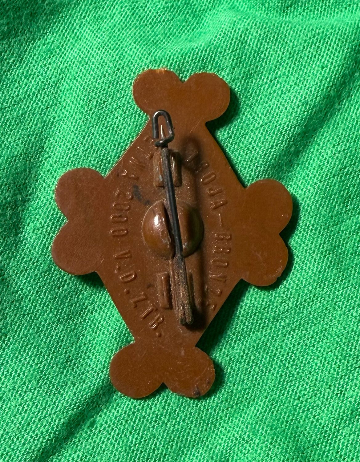 Z FACEBOOK AUCTION - German WHW Medieval Shield with Whirlwind Swaz Winter Relief Donation Toy