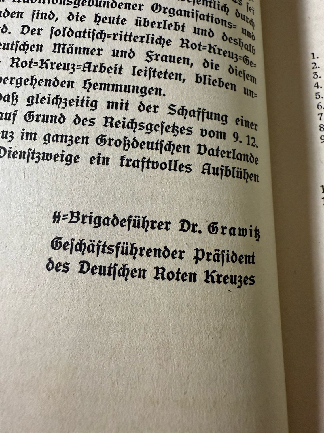 FACEBOOK AUCTION - German WW2 DRK Book Das Deutsche Rote Kreuz Past and Present with forward by SS Brigadefuhrer Doctor E.R. Grawitz *