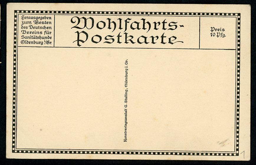 FACEBOOK AUCTION - German WW1 Postcard Portrait General Erich Ludendorff Pour le Merite Iron Cross