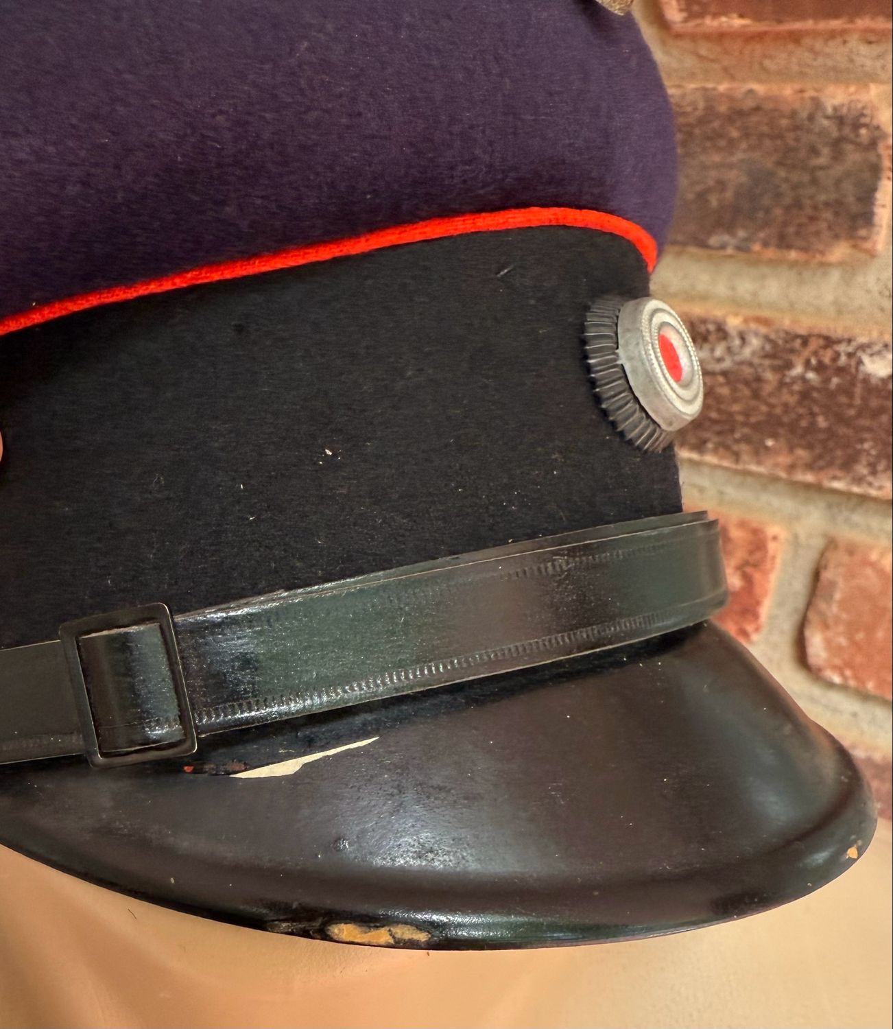 FACEBOOK AUCTION - German Deutsche Reichspost Visor Cap Mail Service Hat Third Reich *
