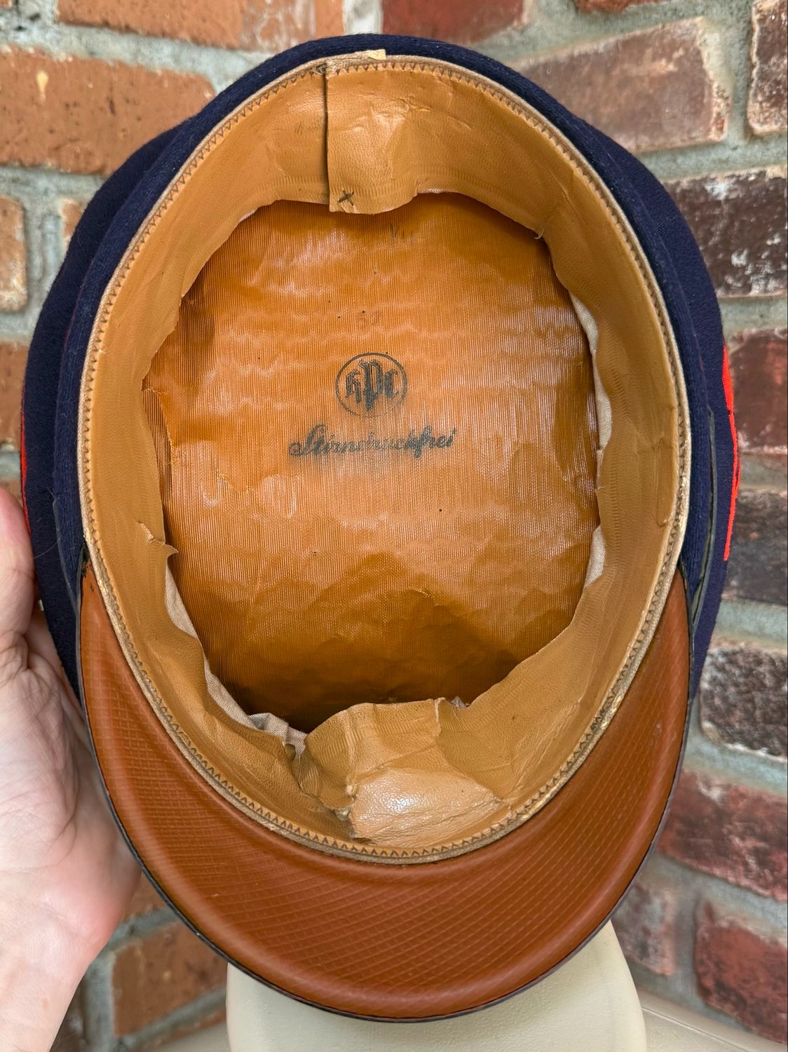 FACEBOOK AUCTION - German Deutsche Reichspost Visor Cap Mail Service Hat Third Reich *