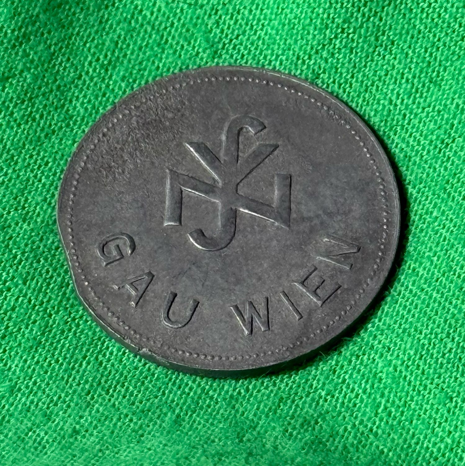 FACEBOOK AUCTION - German WW2 WHW NSV Token Coin Winterhilfswerk National Socialist Welfare Gau Vienna