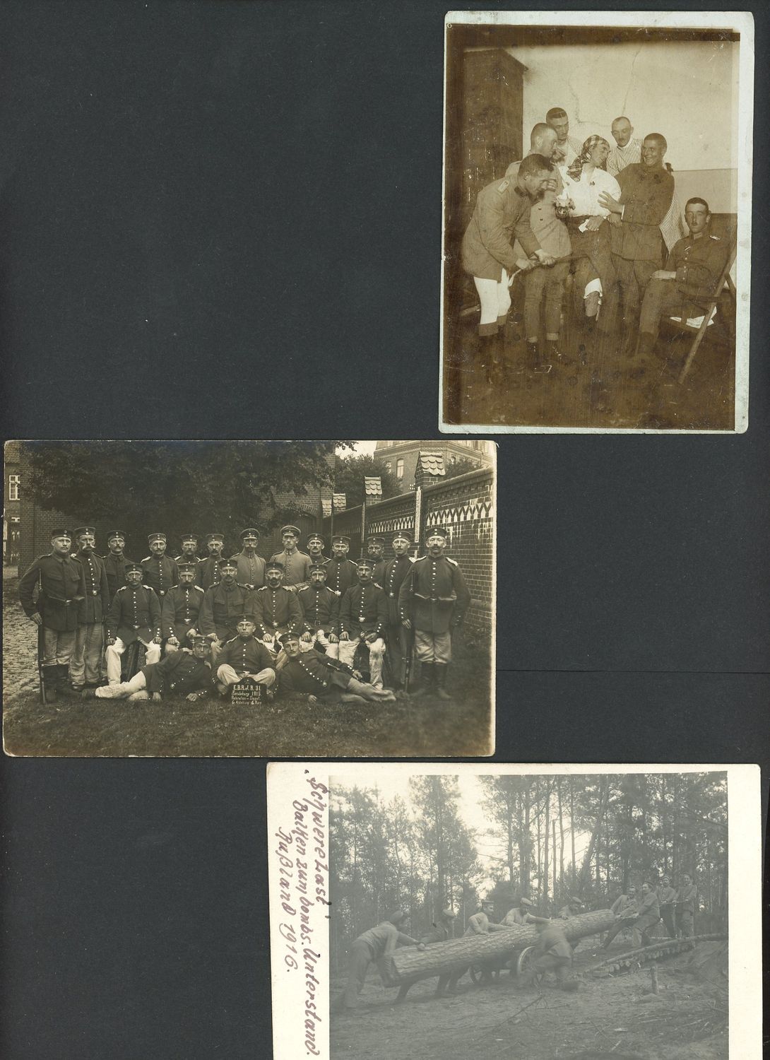 FACEBOOK AUCTION - Lot of 25 German WW1 Photos and Postcards - Portraits Groups Field Ulanen Soldier &amp; More