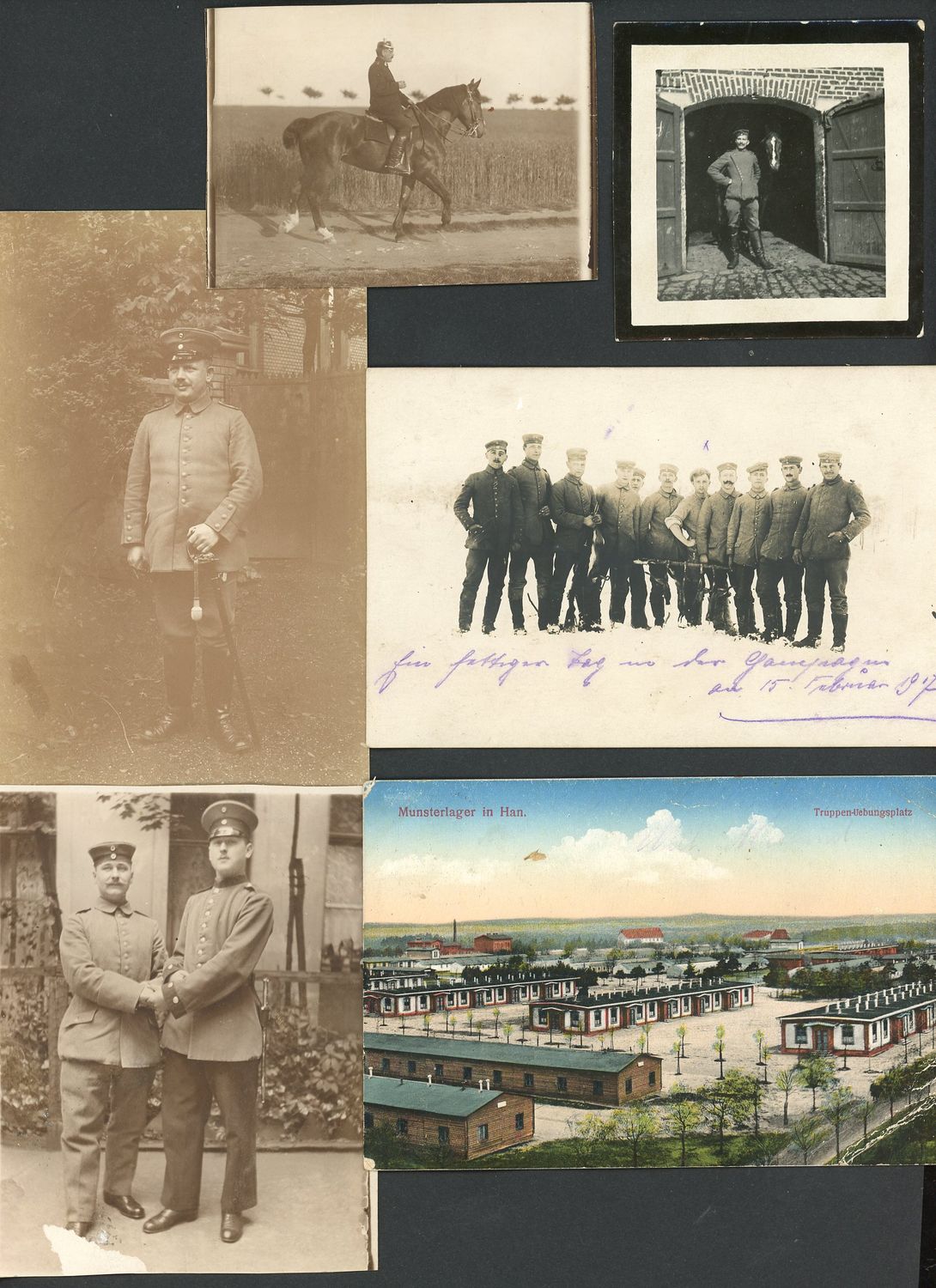 FACEBOOK AUCTION - Lot of 25 German WW1 Photos and Postcards - Portraits Groups Field Ulanen Soldier &amp; More