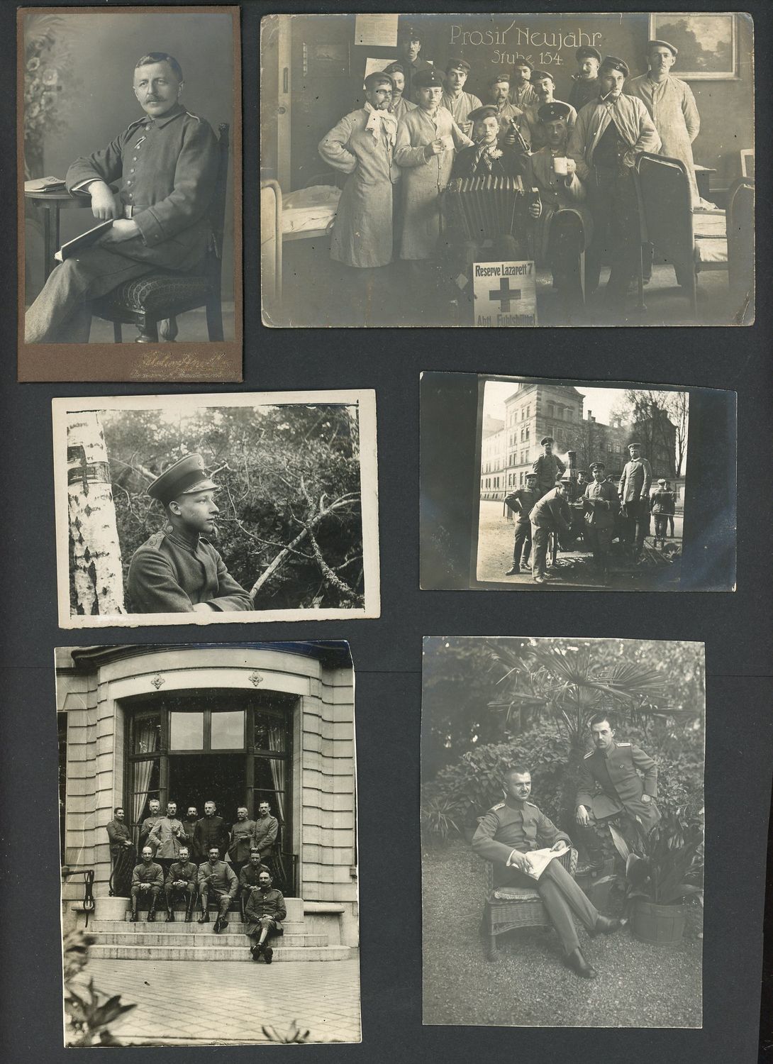FACEBOOK AUCTION - Lot of 25 German WW1 Photos and Postcards - Portraits Groups Field Ulanen Soldier &amp; More