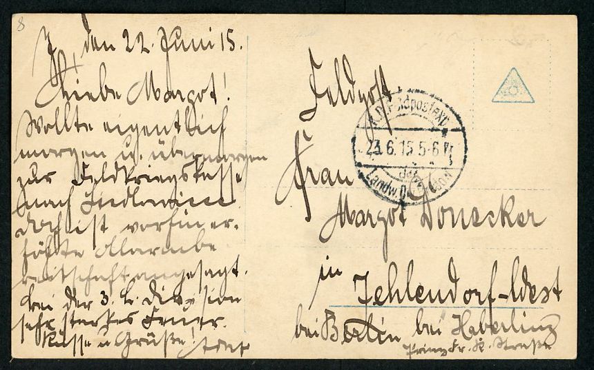FACEBOOK AUCTION - German WW1 RPPC Photo Postcard Generaloberst Remus von Woyrsch - Feldmarschall, Pour le Merite EK1 EK2 Medals