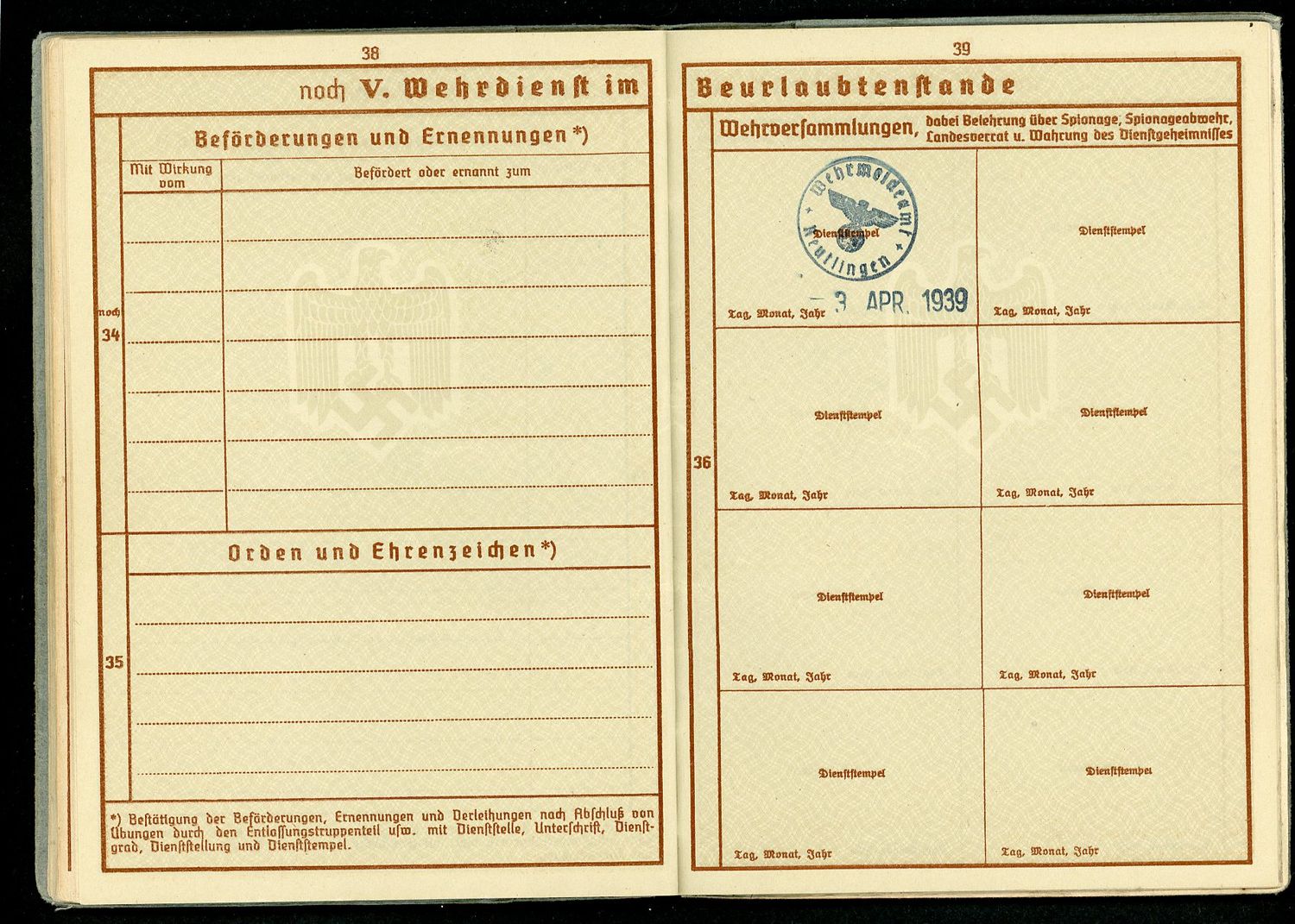 FACEBOOK AUCTION - German WW2 Wehrpass Paul Schafer NOT The Keyboardist from David Letterman Show! WW1 and WW2 Veteran EK2 Wound Badge Unteroffizier *