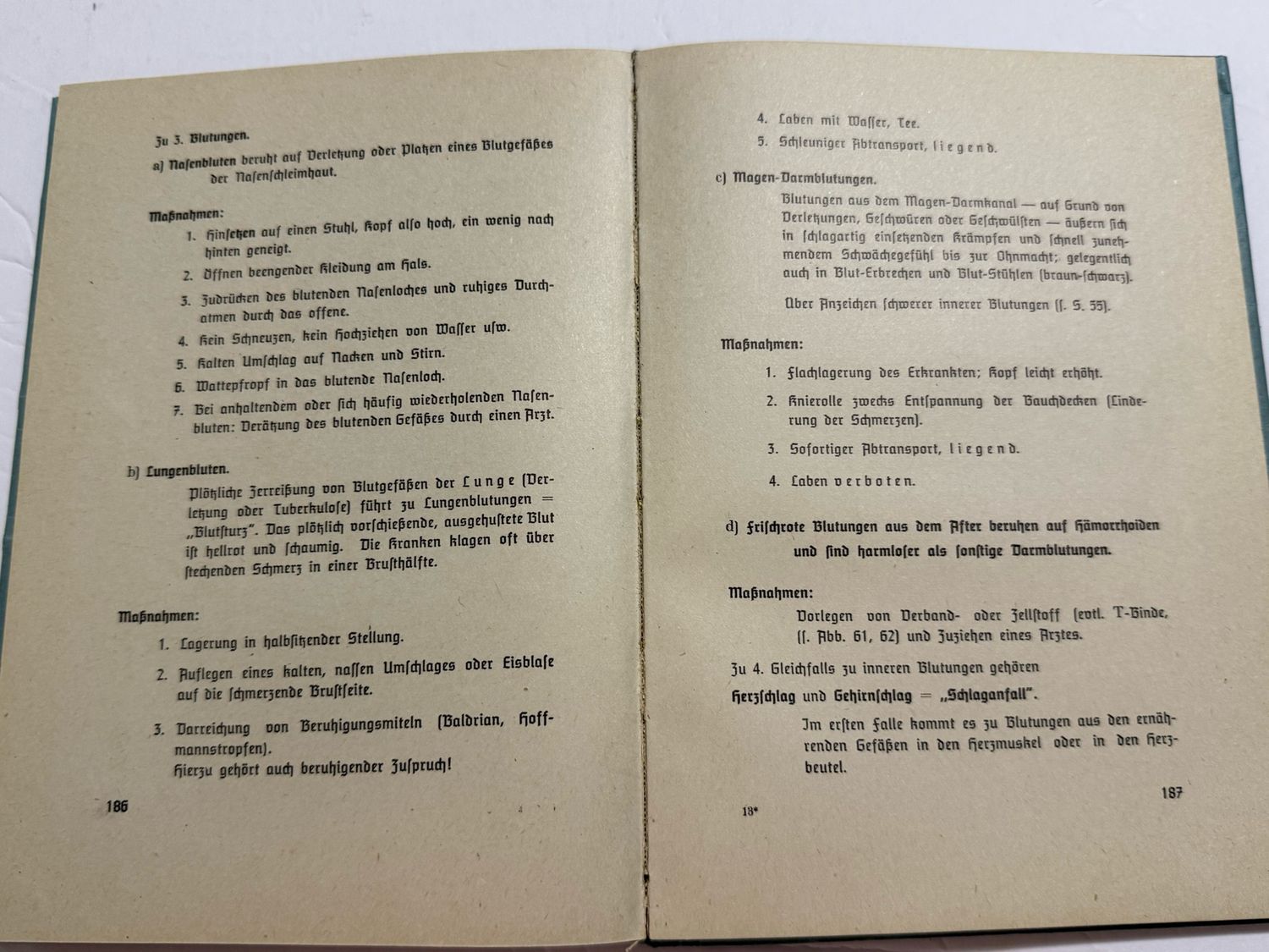 FACEBOOK AUCTION - German WW2 DRK Official Textbook on First Aid 1939 Illustrated, Forward by Interior Minister Wilhelm Frick and 2 Forwards By SS Brigadefuhrer Dr Grawitz *