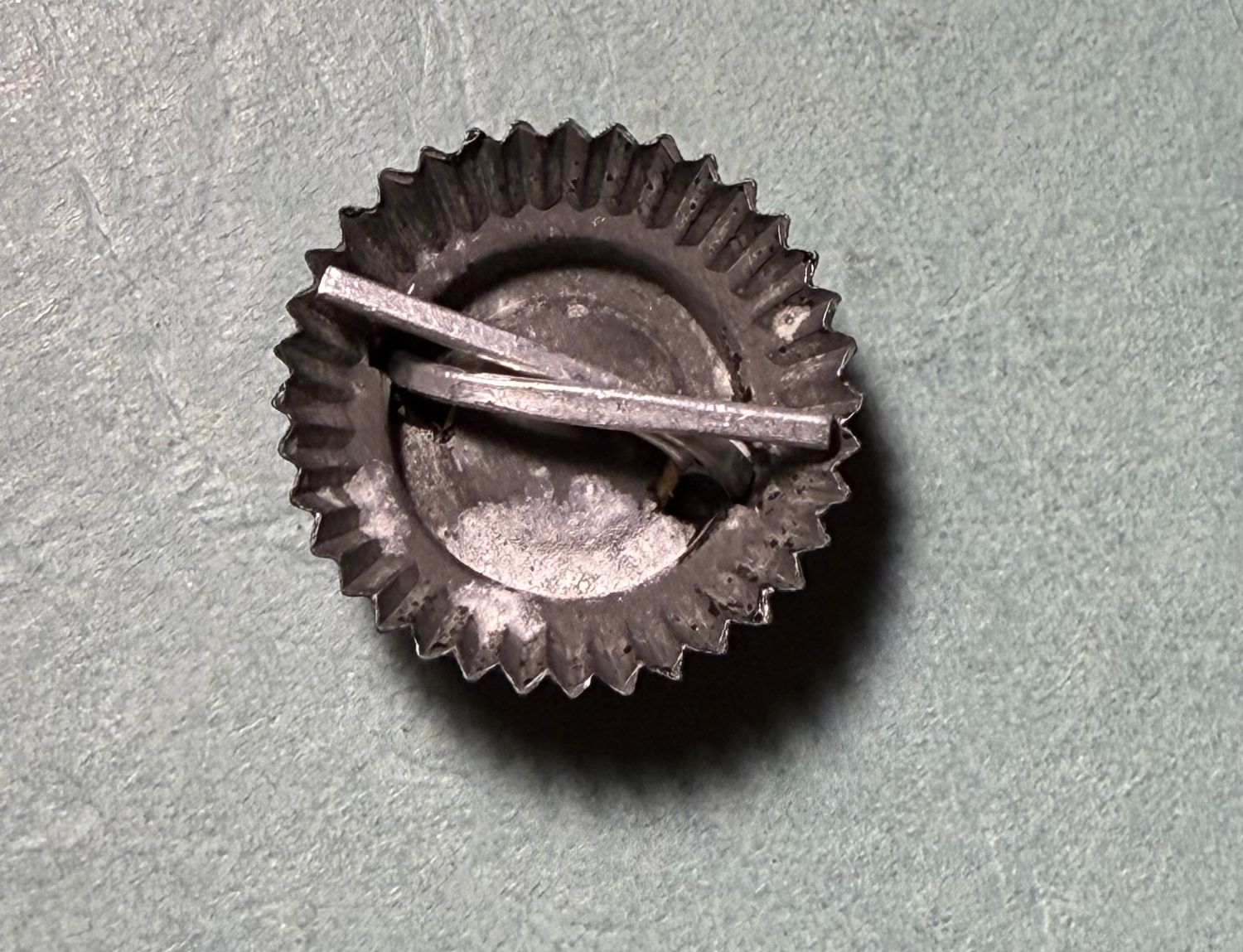 FACEBOOK AUCTION - German WW2 Wehrmacht Heer Visor Cap Wreath &amp; Cockade *