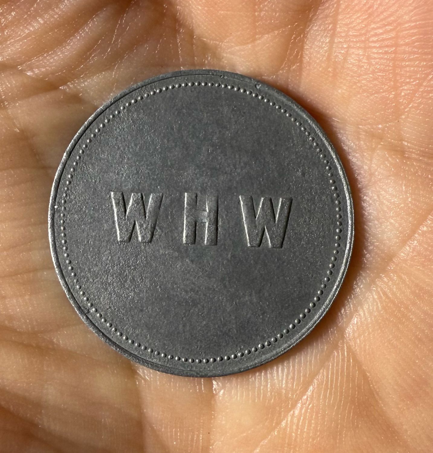 FACEBOOK AUCTION - German WW2 WHW NSV Token Coin Winterhilfswerk National Socialist Welfare Gau Vienna