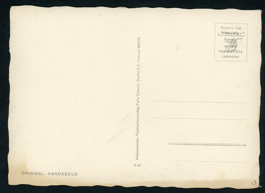 FACEBOOK AUCTION - German Third Reich Photo Postcard Berlin Unter Den Linden, Many Swaz Flags + Large Eagle Swaz Poles Lining The Street