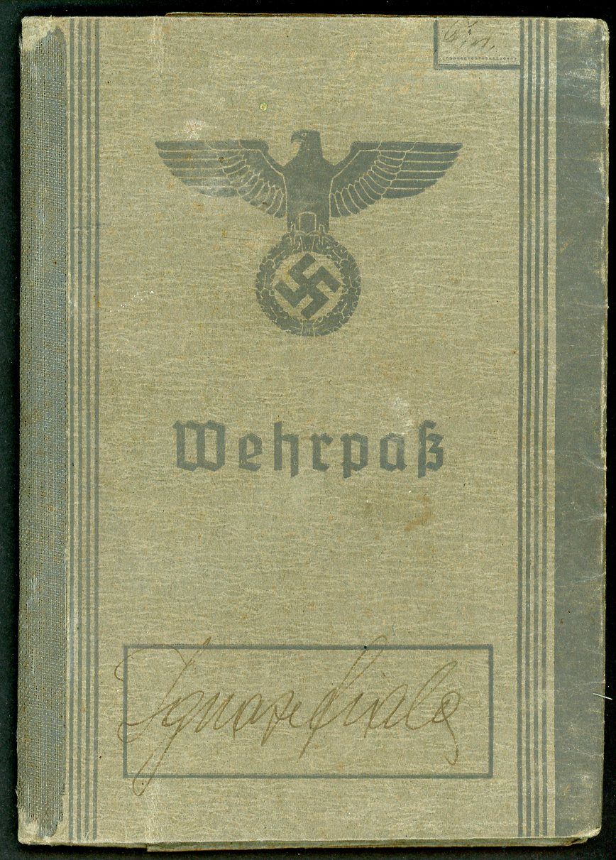 FACEBOOK AUCTION - German WW2 Wehrpass For Austrian Man, 2nd Pattern, 1940, Slovak Last Name * B