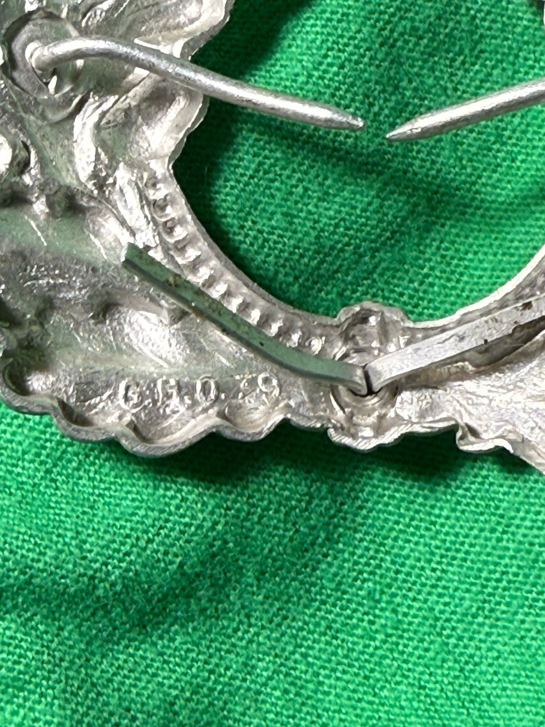 FACEBOOK AUCTION - German WW2 Wehrmacht Heer Visor Cap Wreath &amp; Cockade *