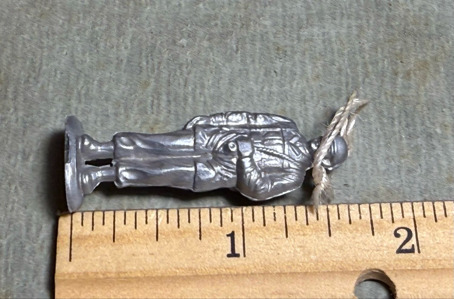 FACEBOOK AUCTION - German WW2 WHW Toy Soldier Fallschirmjager Paratrooper Winter Relief Donation Piece