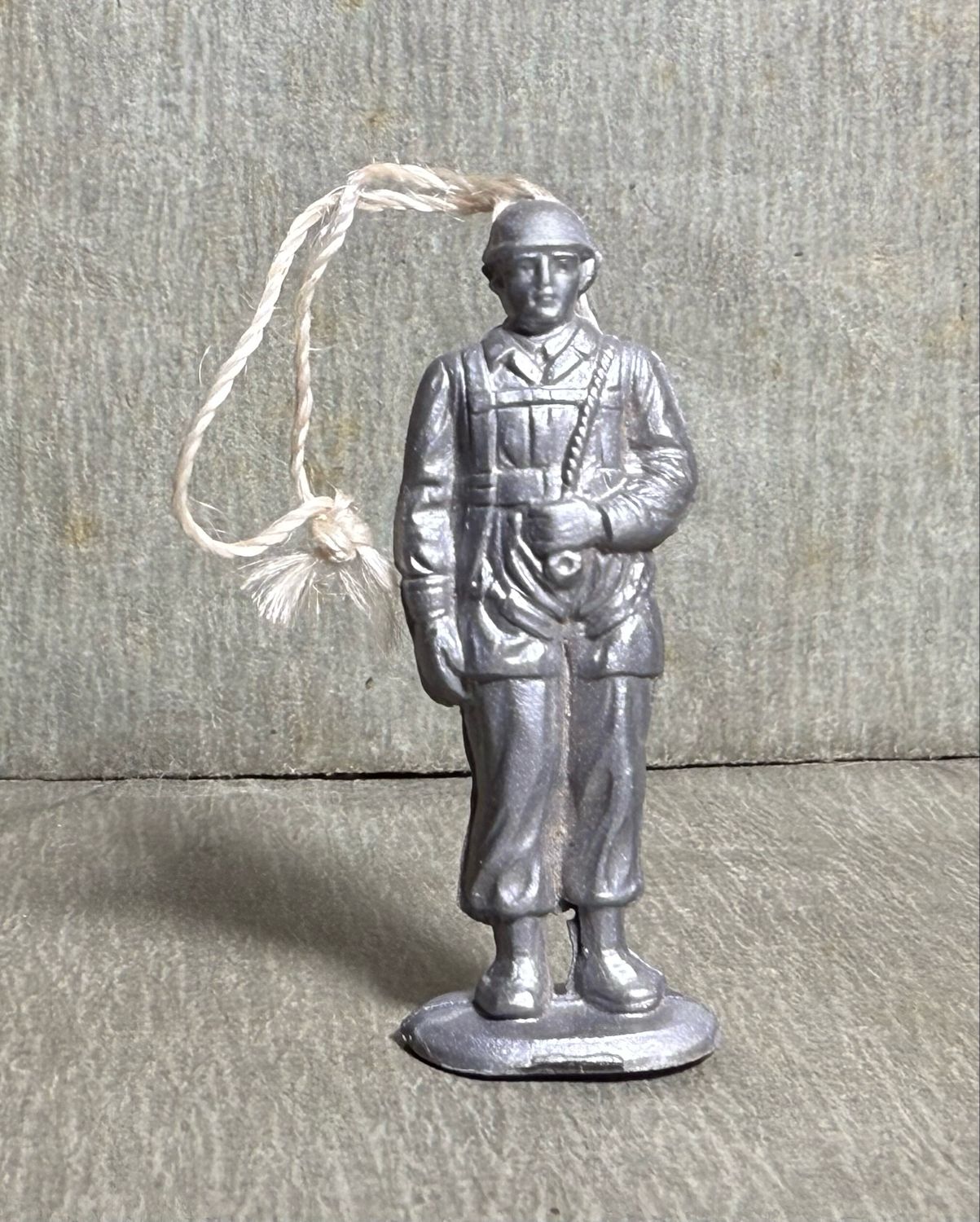 FACEBOOK AUCTION - German WW2 WHW Toy Soldier Fallschirmjager Paratrooper Winter Relief Donation Piece