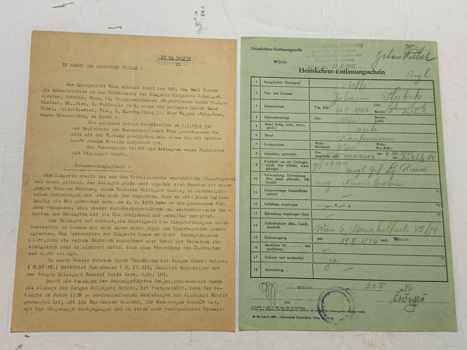 FACEBOOK AUCTION - RARE Lot of 17 German Documents Proving Aryan Blood Ancestry + Rarely Seen Blue Certificate, All From One Family!