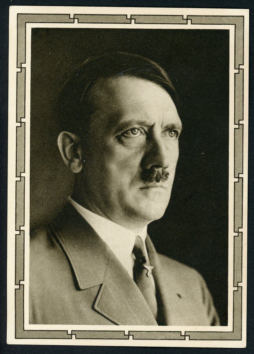 Z FACEBOOK AUCTION - Adolf H!tler Portrait Postcard